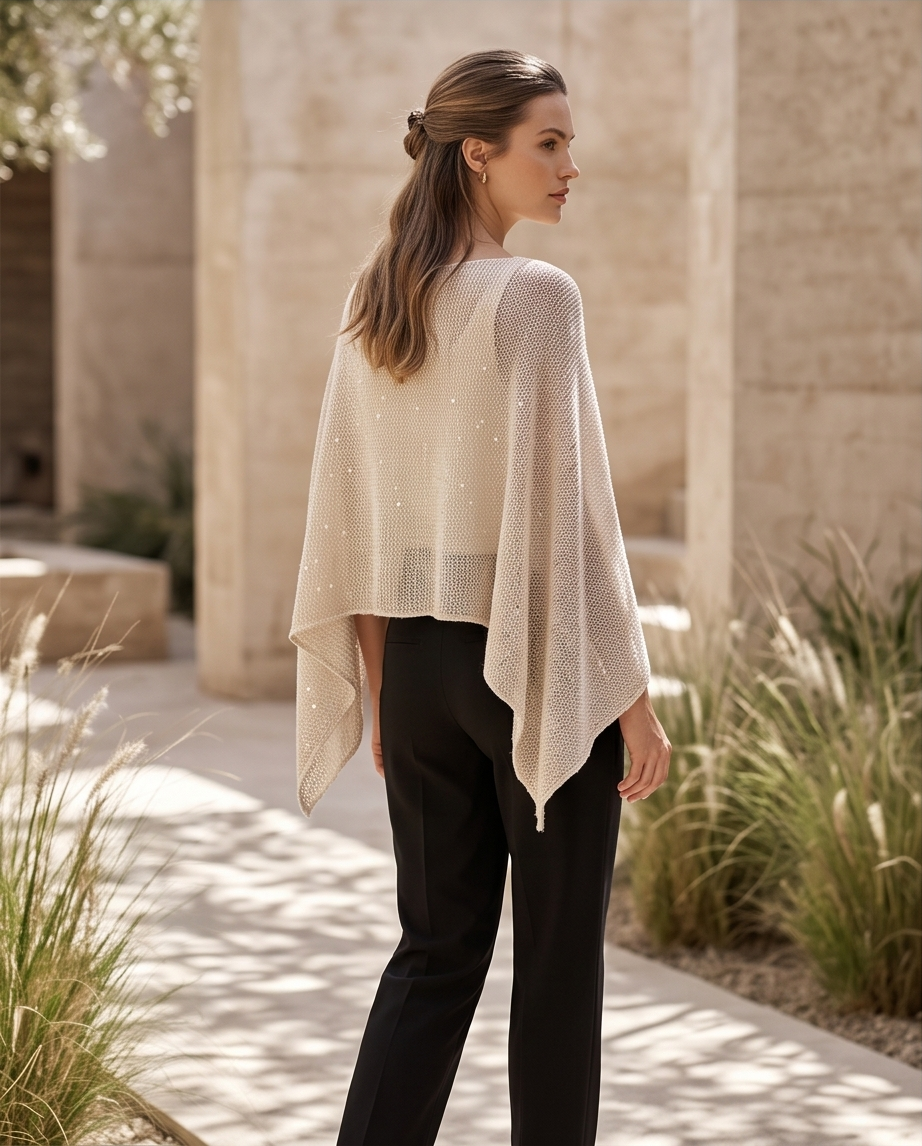 Poncho de hilo