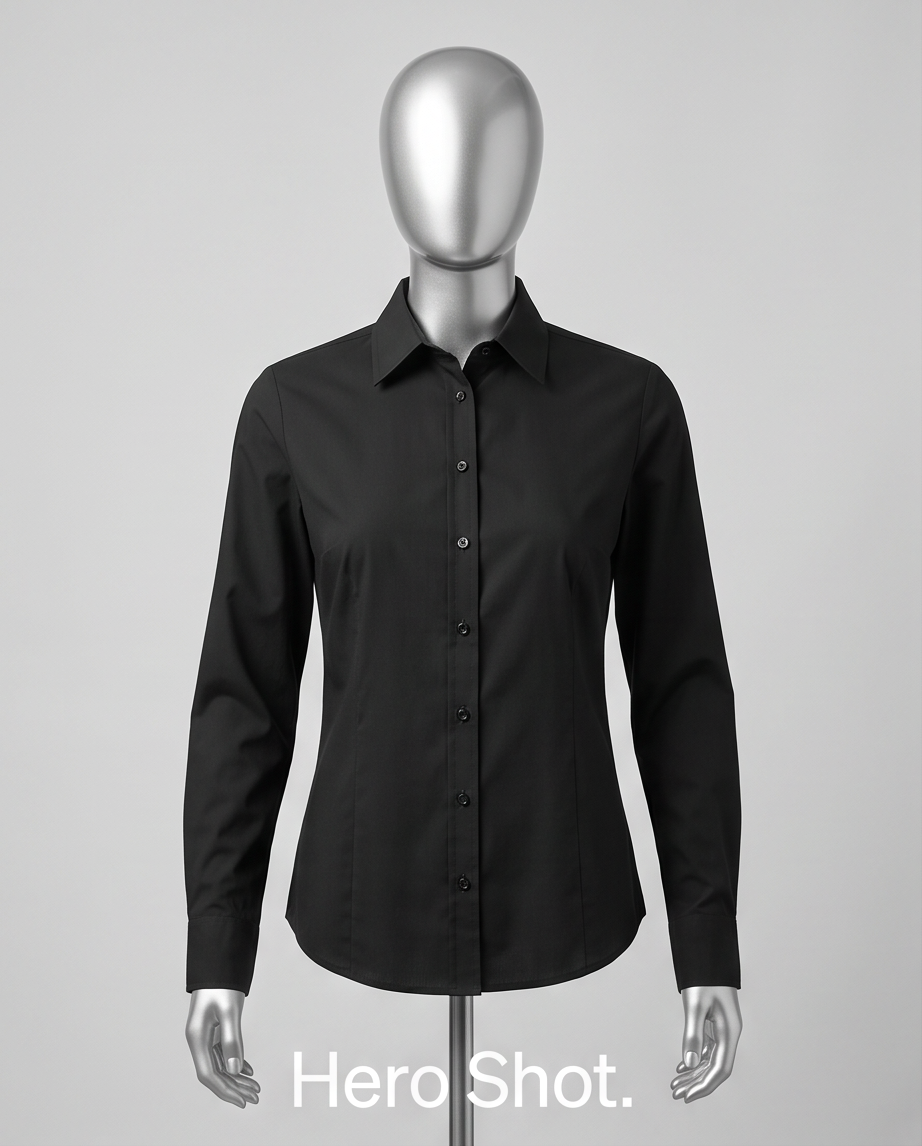 Camisa entallada de dama