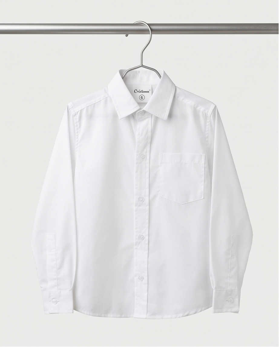 Camisa clásica de algodón para niños