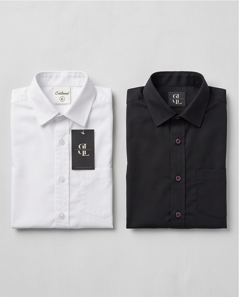 Camisa clásica de algodón para niños