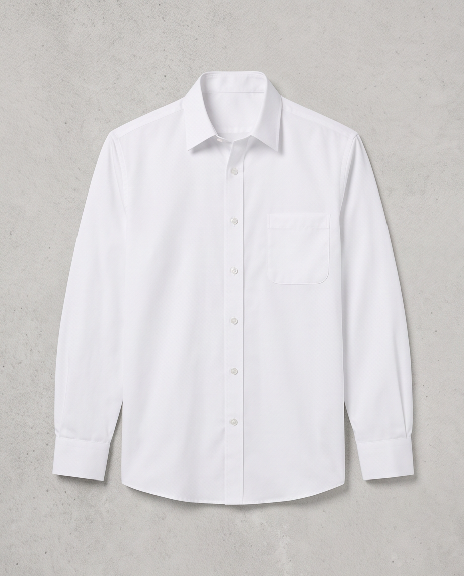 Camisa clásica de algodón para hombre