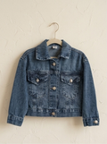 Campera azul con strass