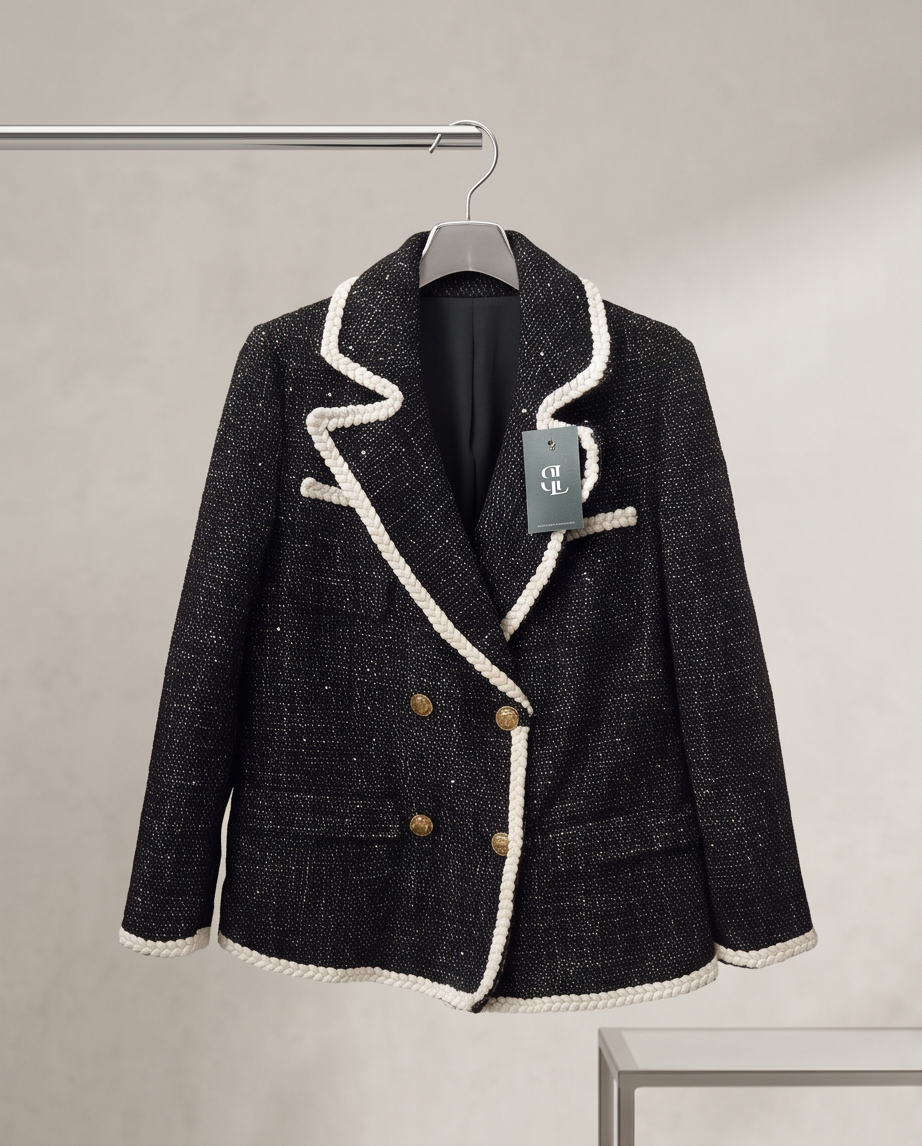 Blazer Luna de tweed