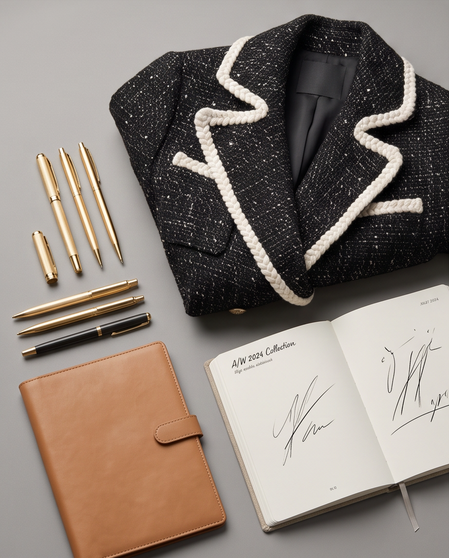 Blazer Luna de tweed